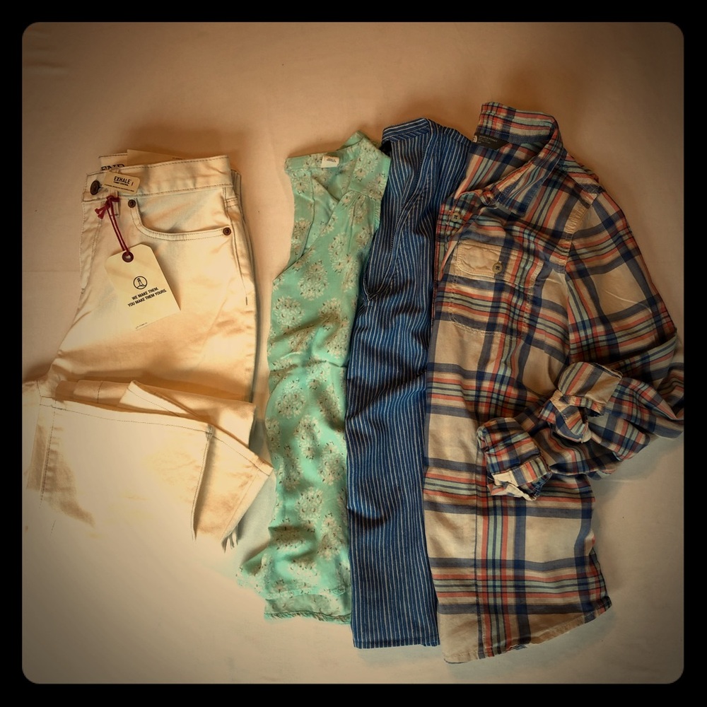 Three outfit mix and match spring wardrobe bundle